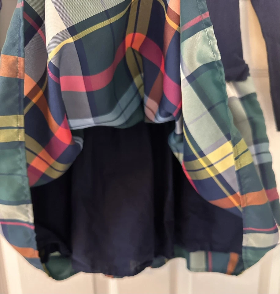 GAP KIDS Escuela Preppy Una Pieza Vestido Suéter Top e Inferior a Cuadros Talla: M Foto 3 de 4