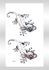 sticker tattoos lizard reptile gecko temporary tattoo