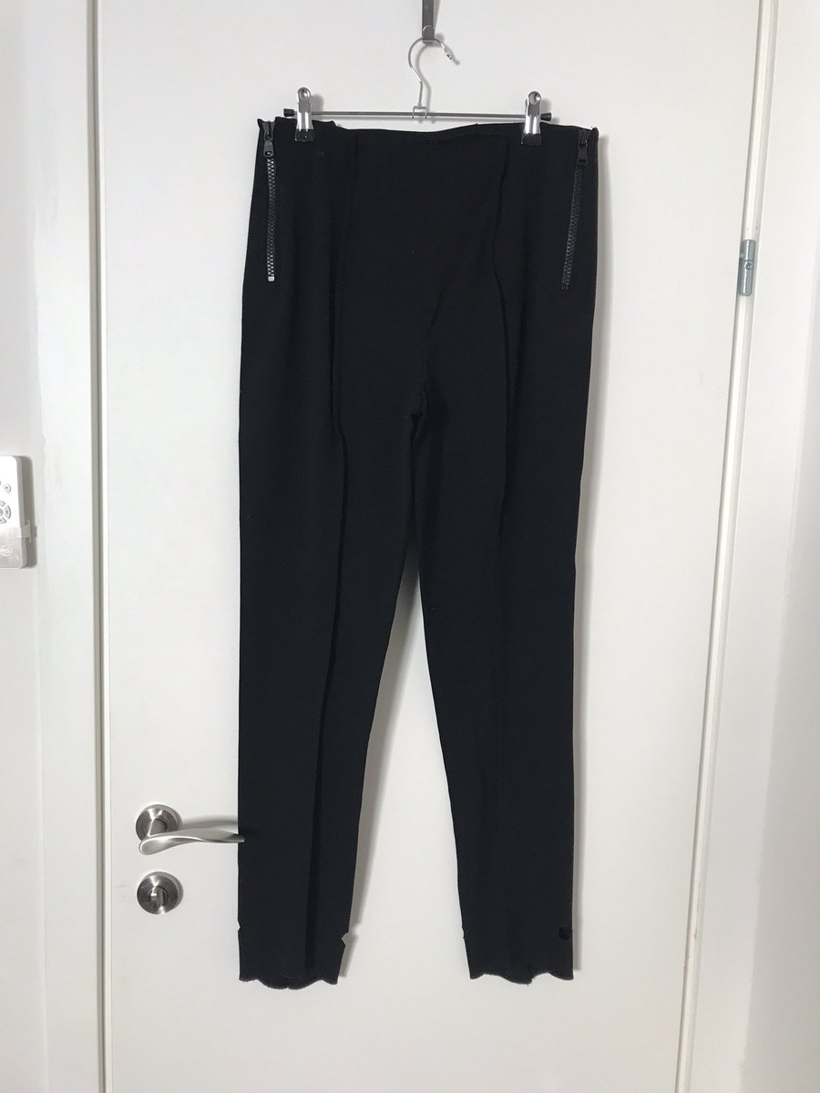 Maison Martin Margiela for H&M Pants Pattern Cut Wool Black Maison Martin Margiela for H&M Pants Pattern Cut Wool Black