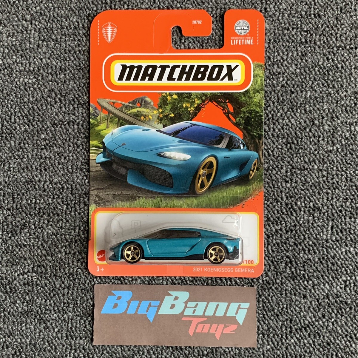 Matchbox Koenigsegg Gemera 45/100 (gris) - Coche Fundido A Presión Matchbox Koenigsegg Gemera 45/100 (gris) - Coche Fundido A Presión