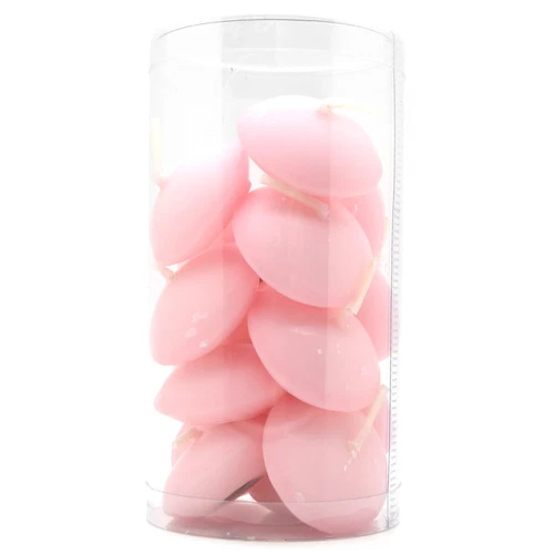 Pink Floating Candles Unscented Long Burning Time Tealights Wedding Christmas