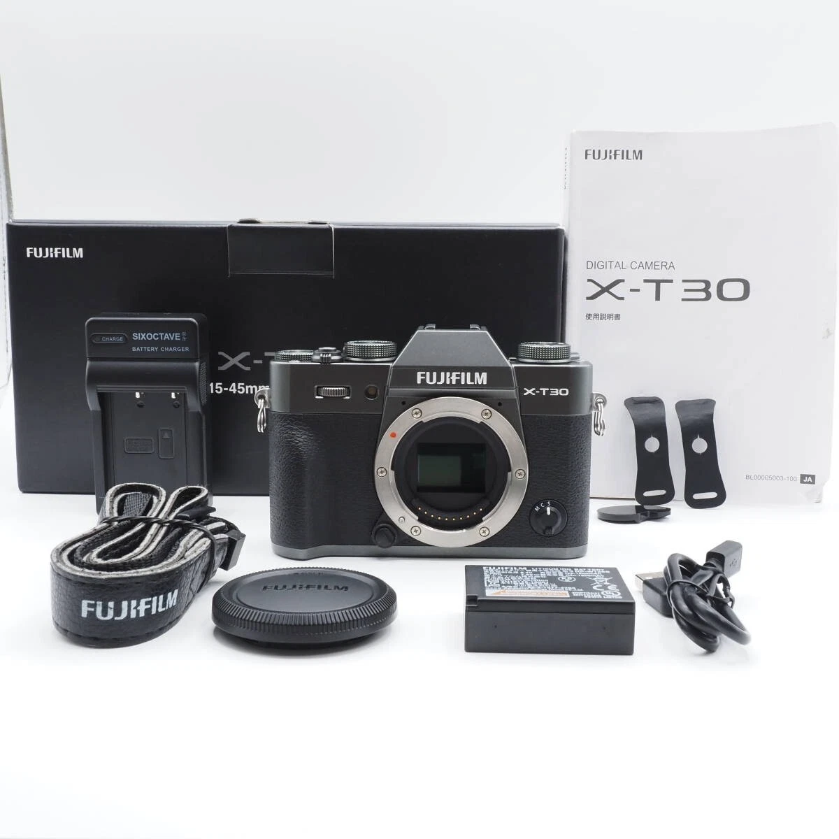 FUJIFILM Fujifilm Mirrorless X-T30 Body Charcoal Silver X-T30-C