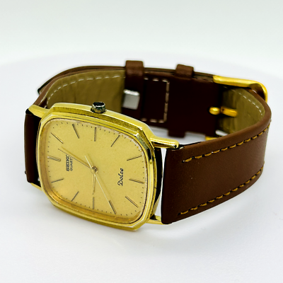 Vintage SEIKO DOLCE 6030-5550 SGP30 Tank Shape Square Men