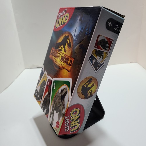 Giant UNO • Jurassic World Dominion Card Game 9"x6" Cards from Mattel Games. - Picture 6 of 18
