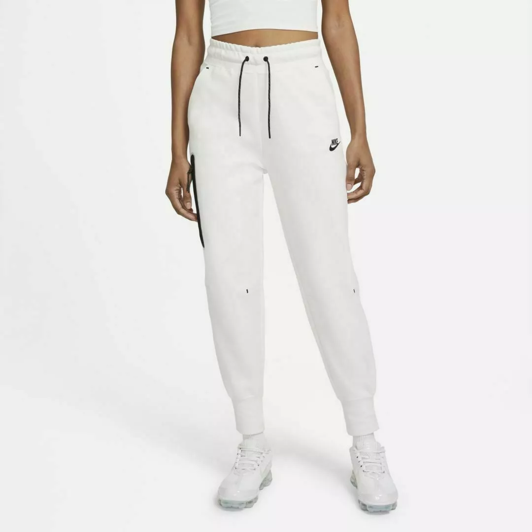 Nike Sportswear Tech Fleece Women's Pants Black/White BV3472-010, Pants -   Canada