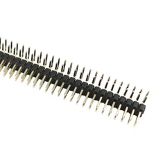 10Pcs 2.54mm Pitch 2x40 80 Pin Double Row Right Angle Male Header Strip