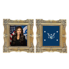 EL18-11 Secretary Kristi Noem frame Challenge Coin for Border Patrol HSI ICE CBP