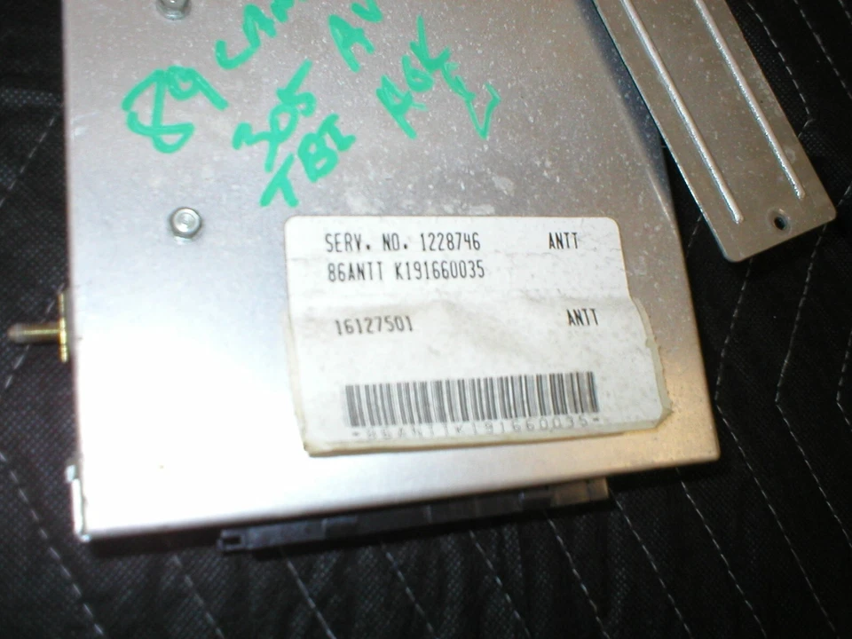 1988-1992 V-8 auto. trans. PROM ANTT  Serv# 1228746  Camaro Firebird ECM TBI GM - Image 2 of 4