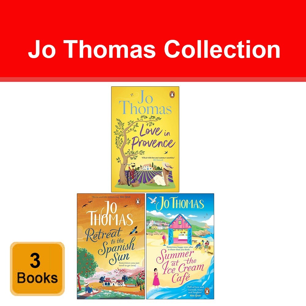 Jo Thomas Collection 3 Books Set Love In Provence, Retreat to the Spanish Sun