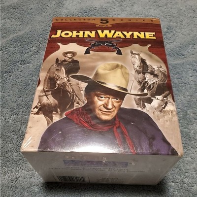 VINTAGE Boxed set of John Wayne VHS Factory Sealed