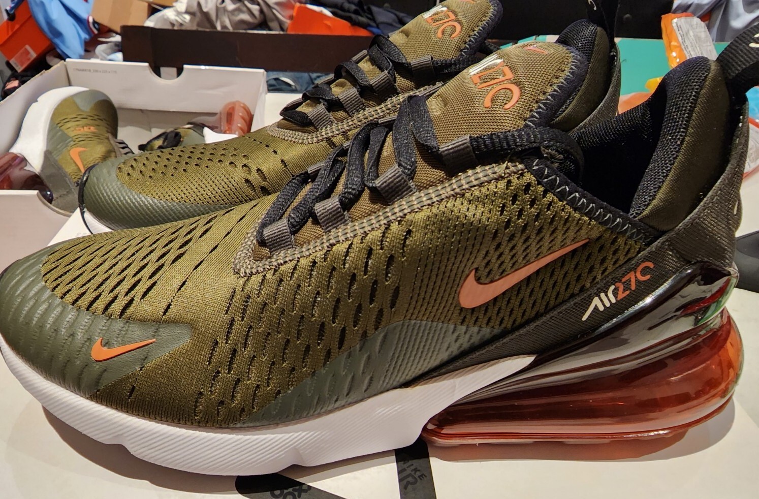 Nike Air Max 270 Rough Green Dark Russet DQ4686-300 Men's Size 8.5 | eBay