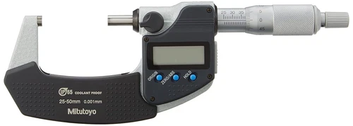 Mitutoyo Coolant Proof Micrometer MDC-50MX 293-231-30 Measurement range: 25 ~ 50
