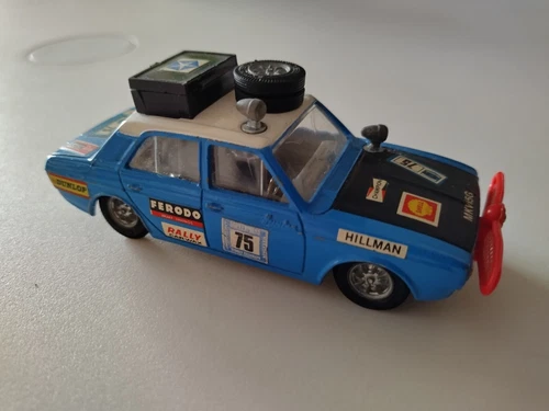 Corgi Toys 302 Hillman Hunter Rally car, 1:43 scale vintage diecast model