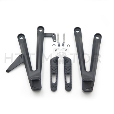 Rear Passenger Footrest Foot Pegs Bracket Set For Honda CBR1000RR 2004-2007 Blac