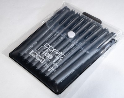 Too Copic Markers 9 Pieces multi-liner B-2 Inking Pen set MLB2 Japan New