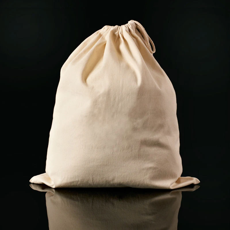 Bolsa de lavandería de lona de algodón extra grande de alta resistencia 75x120 cm almacenamiento de playa 30x47 pulgadas Foto 2 de 4