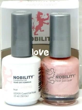 NOBILITY Gel Nail Polish 0.5fl.oz UV/LED Gel Color Duo NBCS025- Pink Shimmer