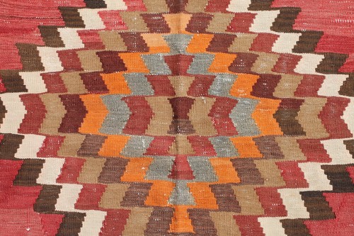 Tappeto Caucasico 69''x128'' Tessuto a Mano Kilim 176x340cm Area Rug Oriental... - Foto 5 di 12