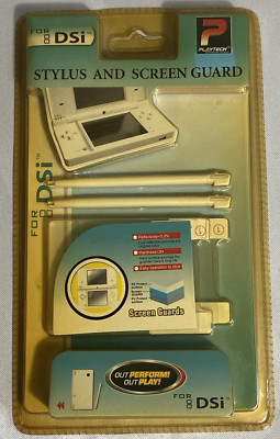 Nintendo DSi Stylus and Screen Guards Accessories Playtech In White New