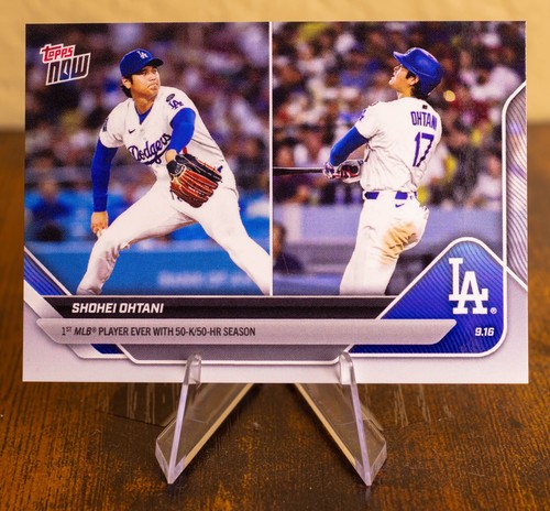 2025 MLB Topps Now | 721 | Shohei Ohtani | 1st 50 K’s 50 HRs Season | Dodgers