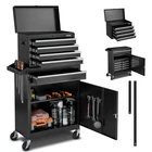 VEVOR 5-Drawer Rolling Tool Chest Storage Cabinet w/ Lockable Wheels, Drawers