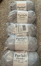 Premier Parfait Chunky Yarn Cloudy Day Lot Of 5
