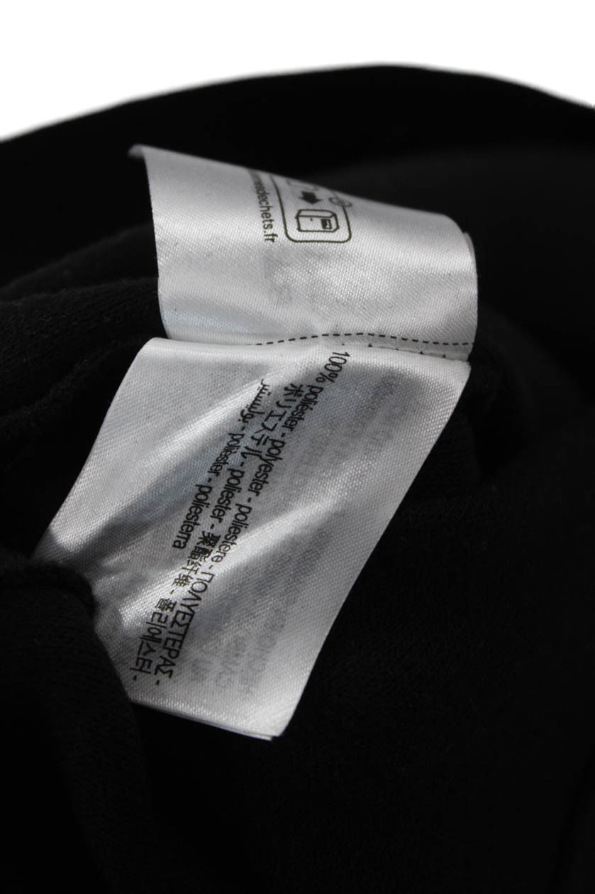 Zara Mens Collared Solid Black Button Front Long … - image 6