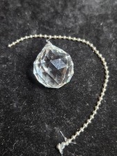 Faceted Crystal Prism Ball Sun Catcher Rainbow Maker Ornament Chandelier