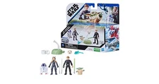 Star Wars Mission Fleet Book of Boba Fett R2D2 Grogu Luke Tano 4 Figures - NEW