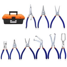 9-Piece Hose Clamp, Hose Clamp, Fuel Line, Electrical Disconnect & Snap Ring ...