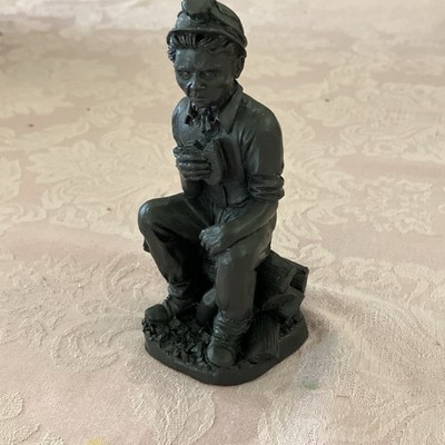 Mining Memories (NE) Handcrafted Coal Miner Figurine Black Coal