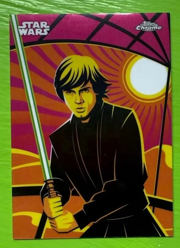 Topps Chrome Star Wars 2025 Luke Skywalker Kyber Light Card Kl-14 NM