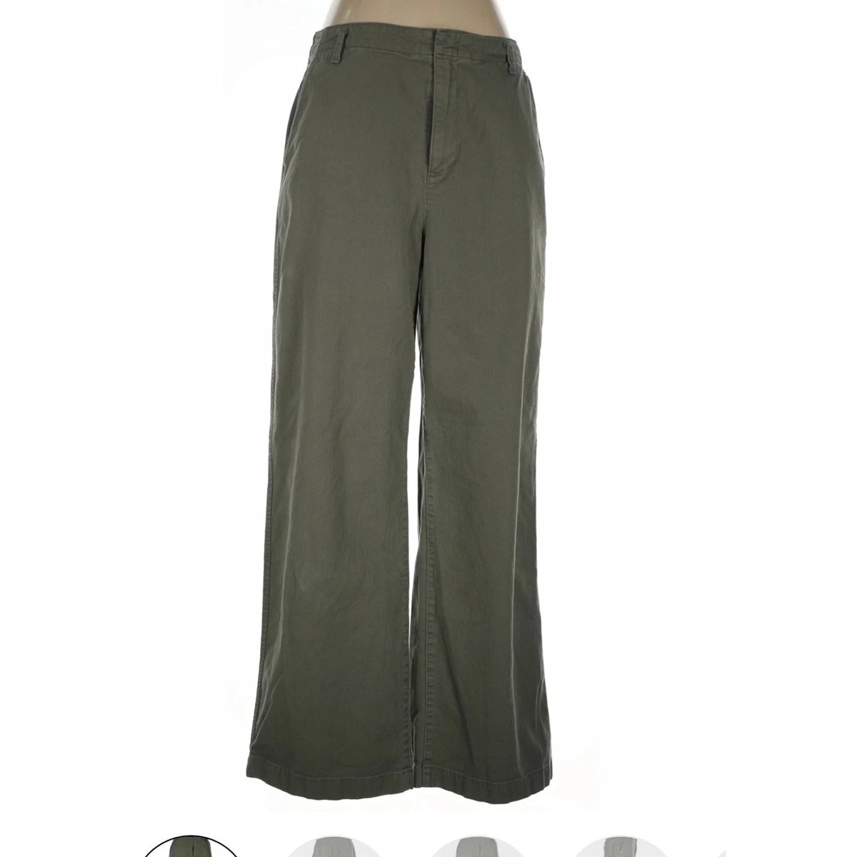 Gap Wide-Leg Green Pants for Women for sale | eBay