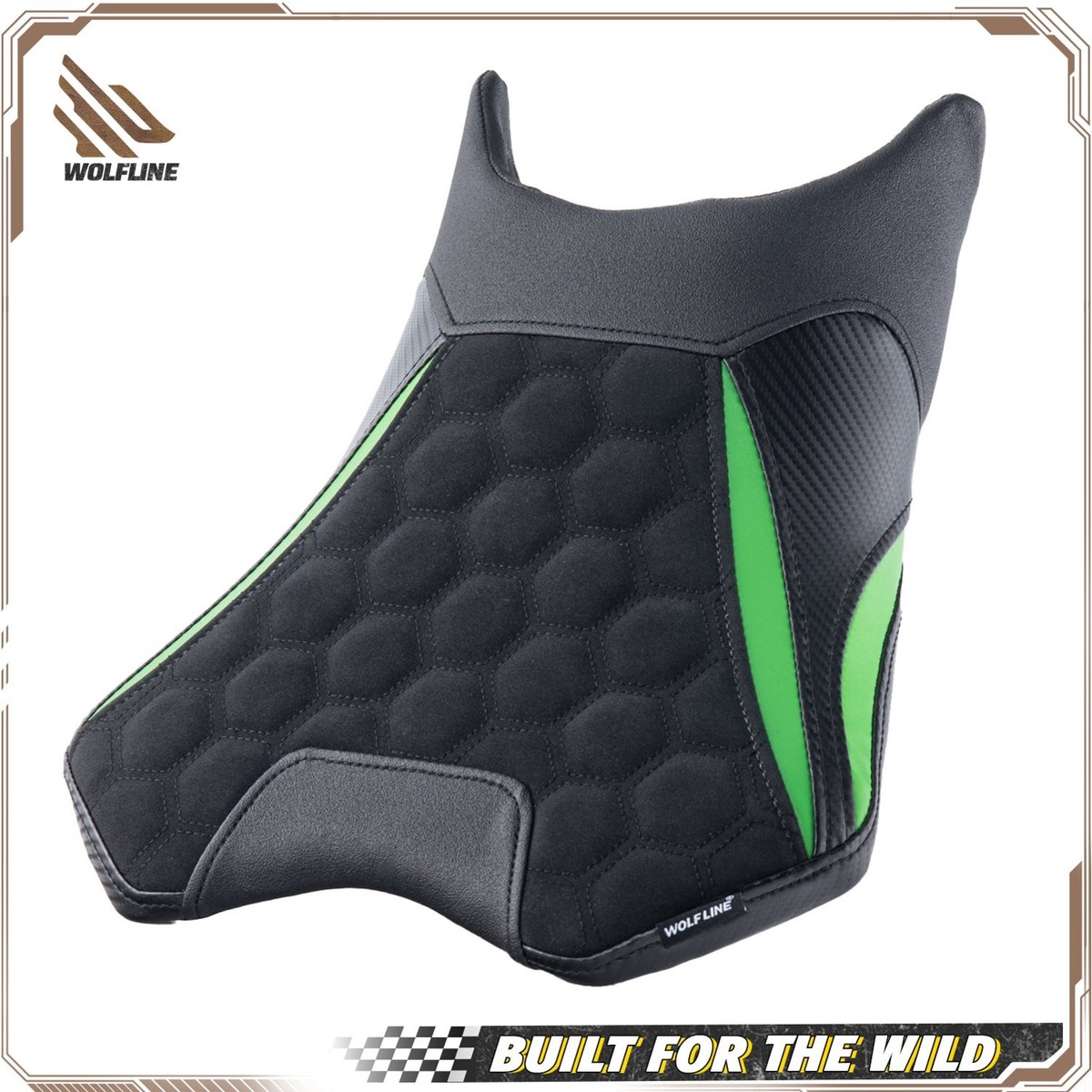 WOLFLINE Rider Seat for Kawasaki Ninja 500 2024-2026 Anti-Slip