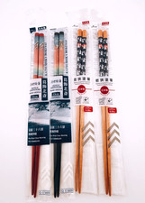 Katsushika Hokusai Ukiyo-e Chopsticks Set of 4 Wakasa Lacquerware Mt. Fuji Japan