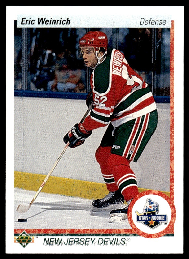 1990-91 Upper Deck Eric Weinrich Rookie New Jersey Devils #245