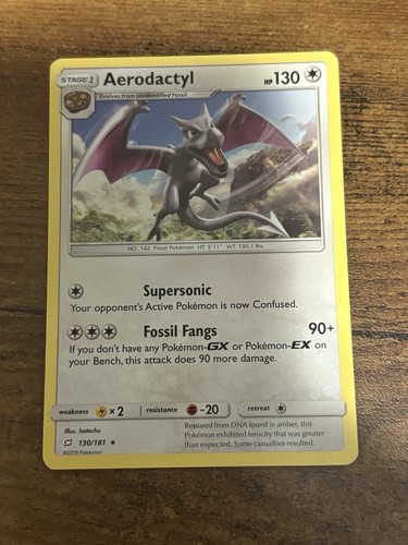 Aerodactyl Team Up 130/181 Rare Pokemon