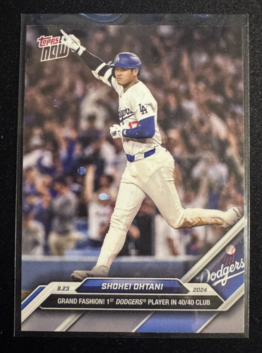 2024 MLB Topps Now #584 Shohei Ohtani Los Angeles Dodgers Print Run: 156,658