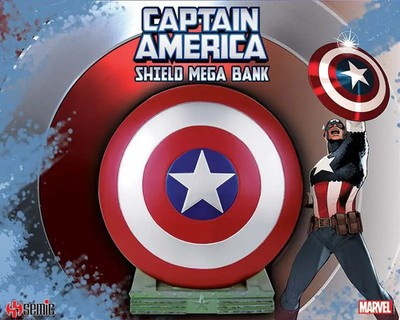 Captain America Shield Mega Bank Spardose - Semic