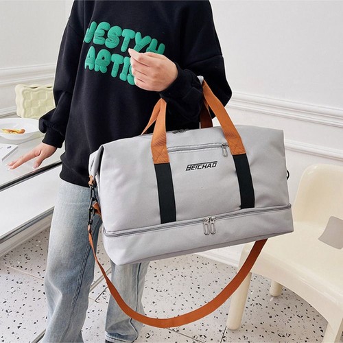 Handheld Travel Luggage Bag Waterproof Messenger Bag Travel Duffle Bag Female - Picture 10 of 18