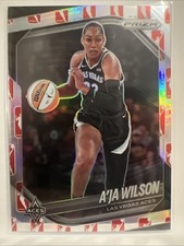 2025 WNBA Prizm A'Ja Wilson Logo Prizm #76 Las Vegas Aces
