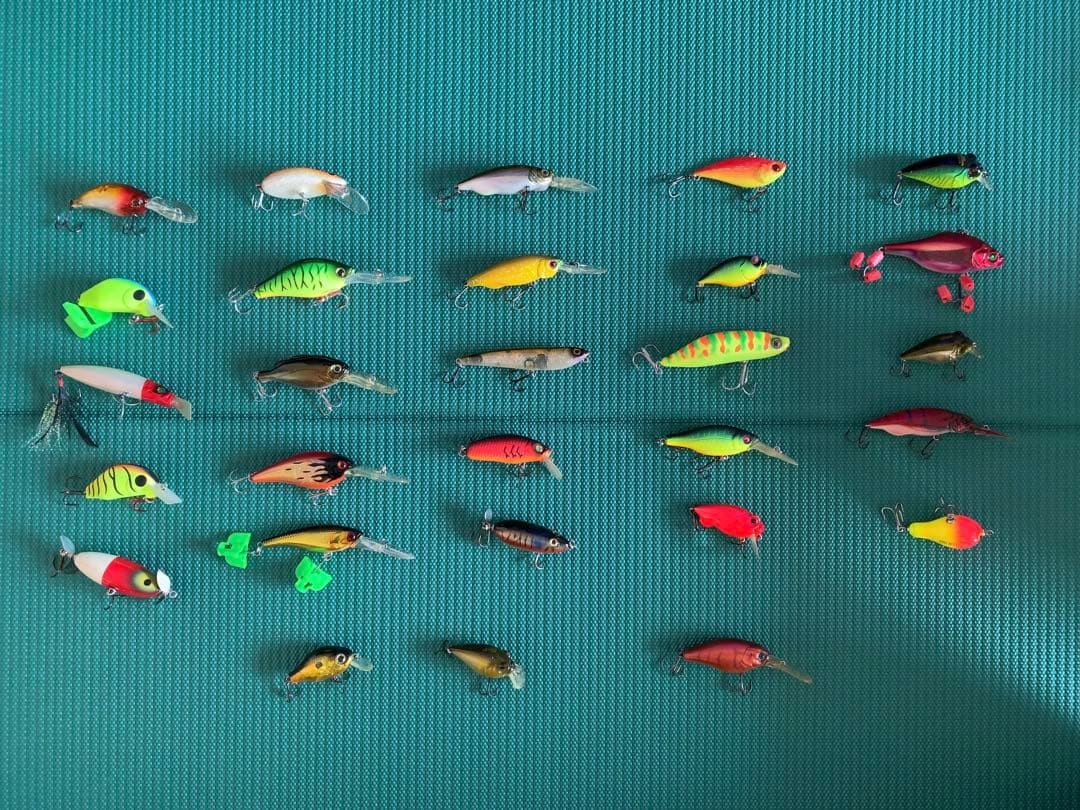 MegaBass & Japan Lures 77-Piece Hard Bait & Spinnerbait Set for Fishing - Image 3