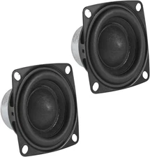 2PCS 2" 2inch 4Ohm 10W Full Range Audio Speaker Stereo Woofer 