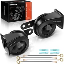 Dual Snail Horn High Low Universal Electric Horns - 12V 110Db - Compatible with