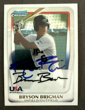 2011 Bowman Chrome USA SIGNED: Bryson Brigman #BDPP-93