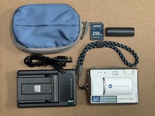 Minolta Dimage X50 Retro Digital Camera, Battery Charger, Case, Digicam. Tested