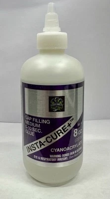 Bob Smith Industries, BSI INSTA-CURE+ Gap Filling Medium CA Glue 8oz Hobby Bolts