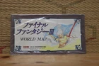Final Fantasy 3 III World Map Not For Sale Nintendo Famicom FC NES VG+!