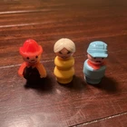 Lot Of Three Vintage Fisher-Price Little People