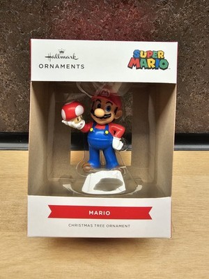 Hallmark Ornament Nintendo - Mario mit Superpilz - Weihnachtsbaumanhänger - Neu